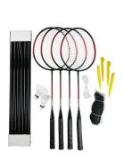 Badmintonset 4P With Net Toys Outdoor Toys Outdoor Games Multi/pattern...