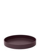 Mojoo Matt Lacquer Tray Burgundy