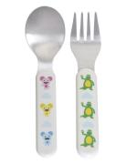 Bolibompa- Cutlery, Fork&Spoon Home Meal Time Cutlery Multi/patterned ...
