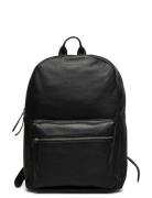 Les Deux Leather Backpack Svart