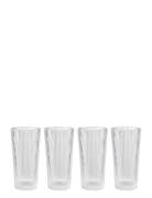 Stelton Pilastro Long Drink Glass 0.3 L. 4 Pcs Clear Nude