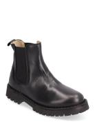 Selected Femme Slfriley Leather Chelsea Boot Svart