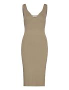 Notes Du Nord Hollie Knitted Dress Beige