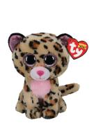 TY Ty Livvie - Brown/Pink Leopard 15 Cm Brun