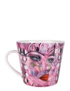 Moonlight Queen Pink With Ear Home Tableware Cups & Mugs Coffee Cups P...