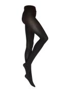 Lindex Tights Playful Rib Svart