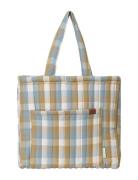 Fabelab Qulited Tote Bag - Cottage Blue Checks Multi/patterned