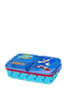 Sonic Multi Compartment Sandwich Box Home Meal Time Lunch Boxes Blue S...
