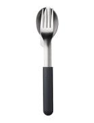 Bestiksæt Bloom 3 Dele Home Meal Time Cutlery Black Mepal