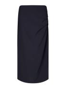 Second Female Fique Skirt Marinblå