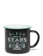 Gentlemen's Hardware Enamel Mug Stars Svart