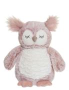 Owl, Tove, Pink Toys Soft Toys Stuffed Animals Pink Teddykompaniet