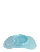 Twistshake Click Mat + Plate 6+M Pastel Blue Home Meal Time Plates & B...