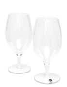 Sagaform Saga Drinking Glass, 2-Pack Nude