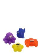 Rätt Start Bathtoys, Sea Animals, 4-Pack Multi/patterned