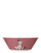 Moomin Bowl Ø15Cm Mymble Home Tableware Bowls Breakfast Bowls Pink Ara...