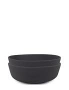 Silic Bowl 2-Pack - St Grey Home Meal Time Plates & Bowls Bowls Black ...