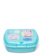 Peppa Pig Urban Sandwich Box Home Meal Time Lunch Boxes Blue Gurli Gri...