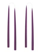 Kunstindustrien Hand Dipped Candles, 4 Pack Lila