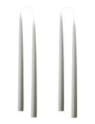 Kunstindustrien Hand Dipped Candles, 4 Pack Grå