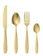 Bestik, Guld, Rustfri Stål Home Tableware Cutlery Cutlery Set Gold Blo...