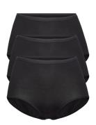 Decoy Decoy Maxi Brief, 3-Pack Gots Svart