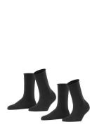 Esprit Socks Basic Pure So 2P Svart