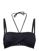 Wiki Bandeau Bikini Top Svart