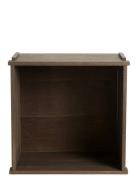 Reol Blocks Home Furniture Shelves Brown Muubs