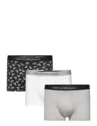 Emporio Armani Men's Knit 3-Pack Trunk Grå