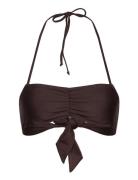 Rosemunde Bandeau Bikini Top Brun