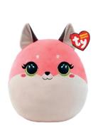 Ty Roxie - Pink Fox Squish 25Cm Toys Soft Toys Stuffed Animals Pink TY