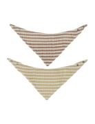 OYOY MINI Striped Drool Bib - Pack Of 2 Multi/patterned