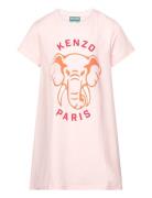 Kenzo Short Sleeved Dress Rosa