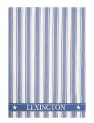 Icons Cotton Twill Waffle Striped Kitchen Towel Lexington Home Blue