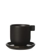 ERNST Cup W Saucer For Coffee Svart