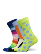 Happy Socks 3-Pack Multicolor Socks Gift Set Grön