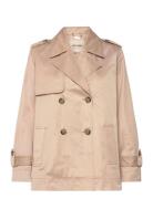 MOS MOSH Mmsilma Short Trenchcoat Beige