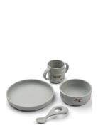 Vivi Printed Tableware Set Home Meal Time Dinner Sets Blue Liewood