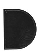 Sessio Bakke, Afrundet Home Decoration Decorative Platters Black AYTM