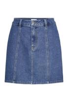 Object Objcarol Denim Short Skirt 132 Blå