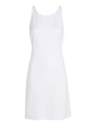 Calvin Klein Jeans Sheen Milano Back Strap Dress Vit