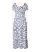 Lexington Clothing Abigail Dot Print Dress Blå