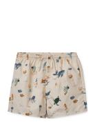 Liewood Duke Printed Board Shorts Kräm