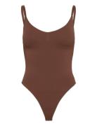 Hunkemöller Smls Hl String Body Brun