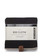 Humdakin Rib Cloth 2-Pack Svart