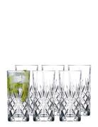 Highball 6 Stk. Lyngby Melodia Home Tableware Glass Cocktail Glass Nud...