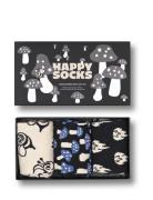 Happy Socks 3-Pack Monochrome Magic Socks Gift Set Svart