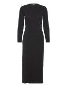 Karl Lagerfeld Lslv Lurex Jersey Dress Svart