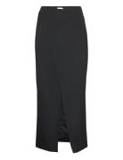 Hope Overlapping Pencil Skirt Svart